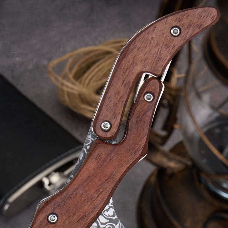 ObsidianMech X-1: Mechanical Damascus EDC Kinetic Folder