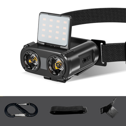 OwlLight Pro · Modular Motion-Sensor Hat Clip Headlamp