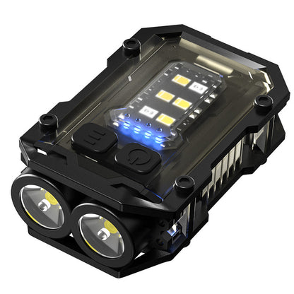 DualBeam Pro · Multi-Functional Magnetic EDC Keychain Light