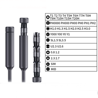 PrecisionPro · 24-in-1 Magnetic Hidden Multi-Tool Kit