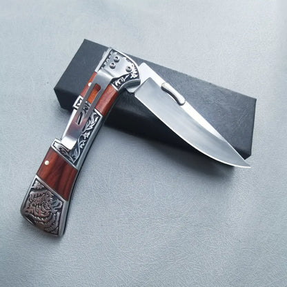 Heritage Bloom · Vintage Engraved Precision Axis Tool