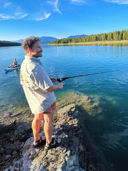 TitanCast · Pro-Folding Travel Rod & Reel Combo