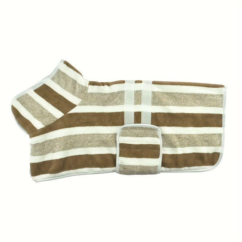 AquaDry · Ultra-Absorbent Pet Bathrobe & Quick-Dry Towel