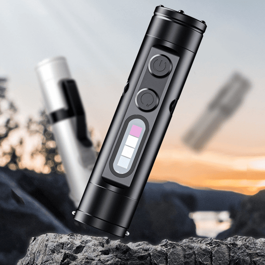 AeroLite Pro Aluminum Flashlight – Pocket - Size Multi - Function Tool - Terozi