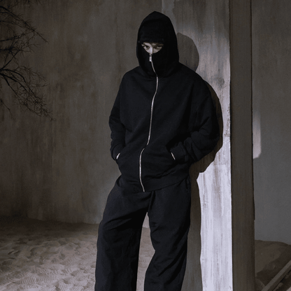 AeroPeak High - Neck Hooded Sweatshirt – Urban Outdoor Warmth - Terozi