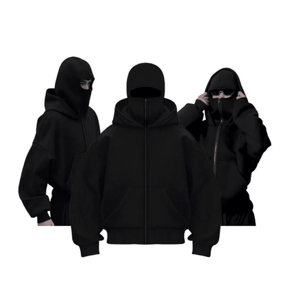 AeroPeak High - Neck Hooded Sweatshirt – Urban Outdoor Warmth - Terozi