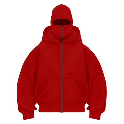 AeroPeak High - Neck Hooded Sweatshirt – Urban Outdoor Warmth - Terozi