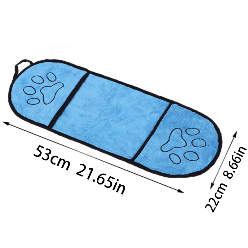DryPaws Pet Towel – Coral Fleece Comfort & Strong Absorption