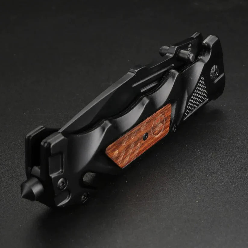 Tactedge Stainless Steel Folding Knife – Outdoor Survival Tool - Terozi